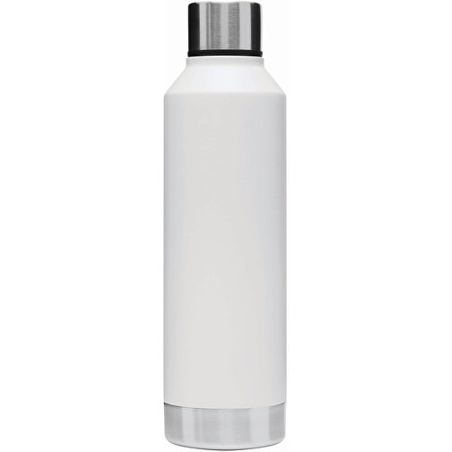Vakuum-Trinkflasche RICH FLAVOUR , weiß, Edelstahl / PP / Silikon, 25,30cm (Länge), Bild 2