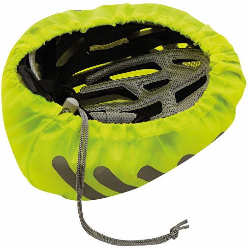 Fahrradhelm Regenschutz BIKE PROTECT , gelb, 210D Polyester / PU, , Bild 11