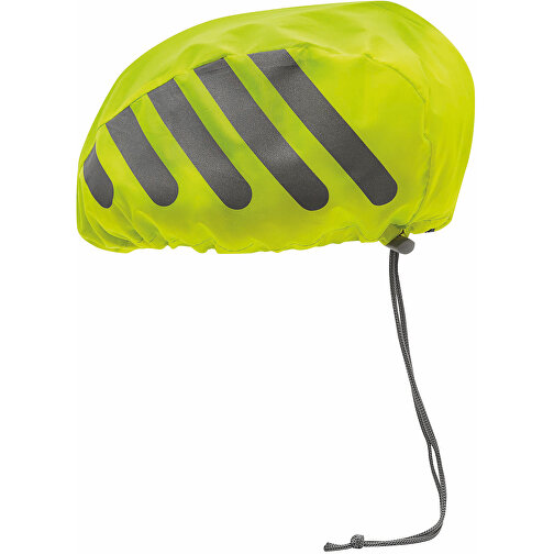 Fahrradhelm Regenschutz BIKE PROTECT , gelb, 210D Polyester / PU, , Bild 2