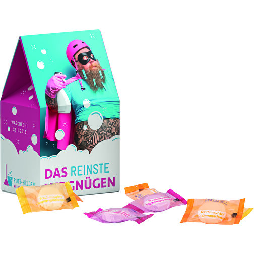 Boîte à fond plat emballage publicitaire Sadex sucre de raisin, multicolore, Image 1