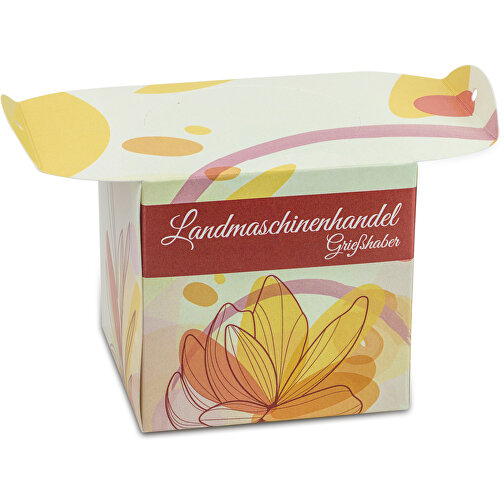 Blumenampel - Sommerblumenmischung , Papier, Saatgut, Kunststoff, 6,20cm x 12,40cm x 6,20cm (Länge x Höhe x Breite), Bild 3