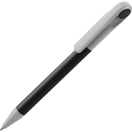 Prodir DS1 TMM Twist Kugelschreiber , Prodir, schwarz matt / grau, Kunststoff, 14,10cm x 1,40cm (Länge x Breite), Bild 1