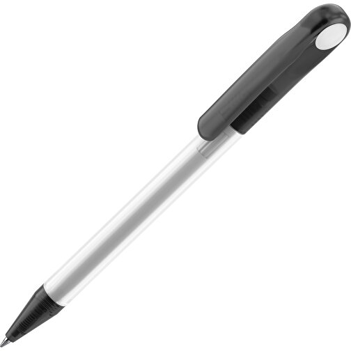 Prodir DS1 TFF Twist Kugelschreiber , Prodir, klar / schwarz, Kunststoff, 14,10cm x 1,40cm (Länge x Breite), Bild 1