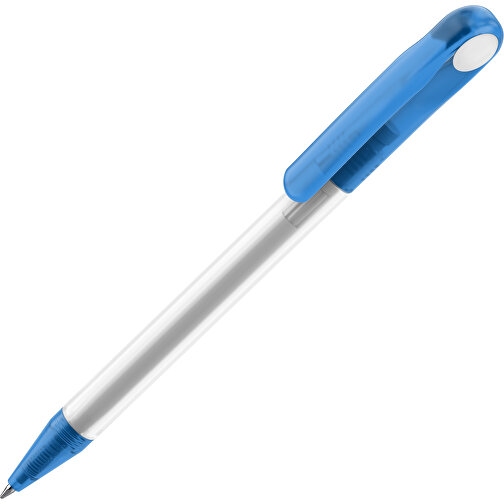 Prodir DS1 TFF Twist Kugelschreiber , Prodir, klar / himmelblau, Kunststoff, 14,10cm x 1,40cm (Länge x Breite), Bild 1