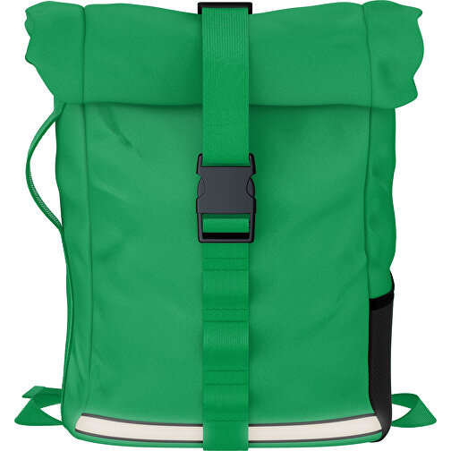 Rolltop Rucksack Comfort , tannengrün, Sublimation-fabric 200g - Polyester (PU), 29,50cm x 13,00cm x 33,00cm (Länge x Höhe x Breite), Bild 1