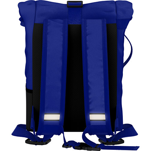 Rolltop Rucksack Comfort , königsblau, Sublimation-fabric 200g - Polyester (PU), 29,50cm x 13,00cm x 33,00cm (Länge x Höhe x Breite), Bild 2