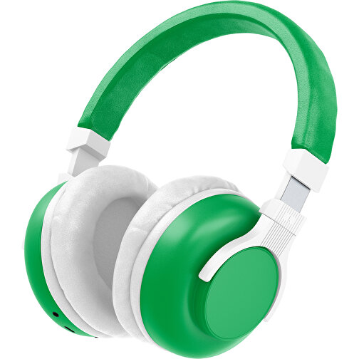 Bluetooth-ANC-Kopfhörer SilentHarmony Inkl. Individualisierung , grün / weiß, Kunststoff, 20,00cm x 10,00cm x 17,00cm (Länge x Höhe x Breite), Bild 1