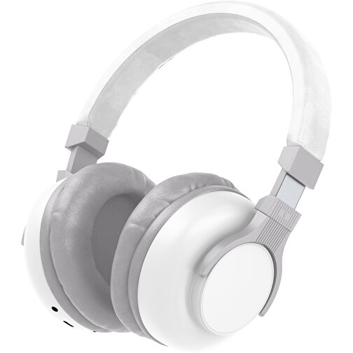 Bluetooth-ANC-Kopfhörer SilentHarmony Inkl. Individualisierung , weiß / hellgrau, Kunststoff, 20,00cm x 10,00cm x 17,00cm (Länge x Höhe x Breite), Bild 1