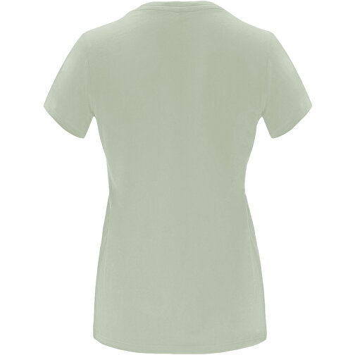 Capri T-Shirt Für Damen , mist green, Single jersey Strick 100% Baumwolle, 170 g/m2, 3XL, , Bild 3