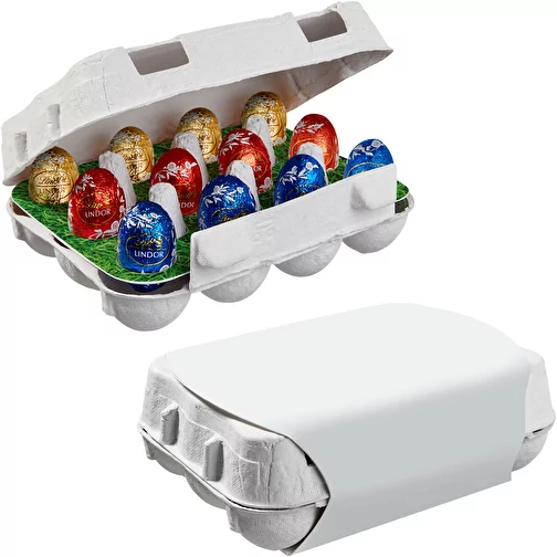 carton de 12 oufs de Pâques avec mini-oufs Lindt Lindor, Image 2