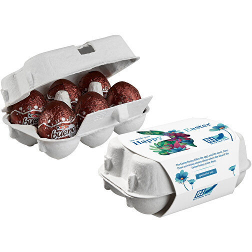 låda med 6 påskägg med Bueno-ägg för barn, Bild 1