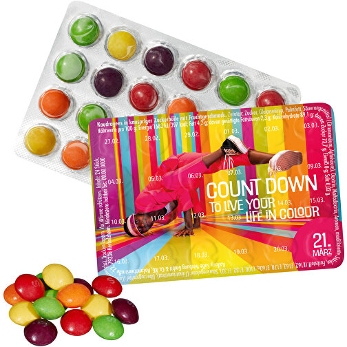 Världens minsta evenemangskalender med SKITTLES® Original Fruity Candy, Bild 1