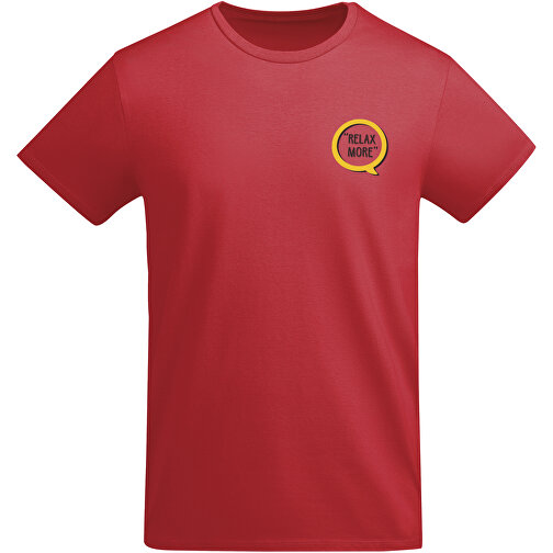 Breda T-Shirt Für Herren , rot, Single jersey Strick 100% Bio Baumwolle, 175 g/m2, 3XL, , Bild 2