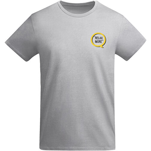 Breda T-Shirt Für Herren , marl grey, Single jersey Strick 85% Bio Baumwolle, 15% Viskose, 175 g/m2, XL, , Bild 2