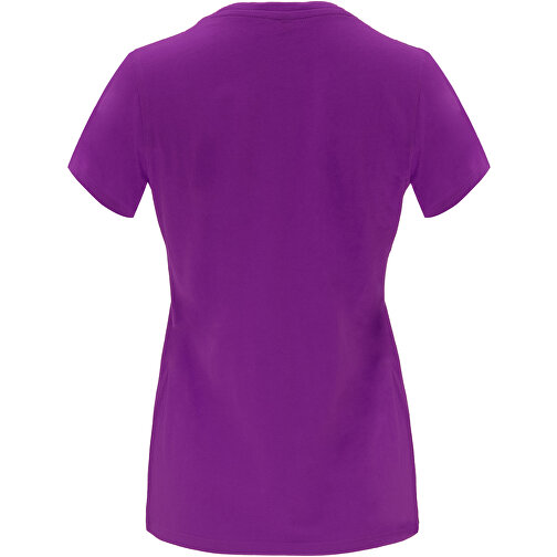 Capri T-Shirt Für Damen , lila, Single jersey Strick 100% Baumwolle, 170 g/m2, M, , Bild 3