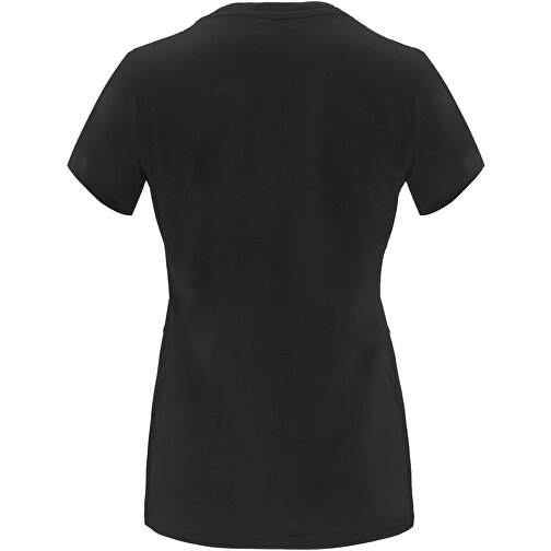 Capri T-Shirt Für Damen , schwarz, Single jersey Strick 100% Baumwolle, 170 g/m2, 2XL, , Bild 3