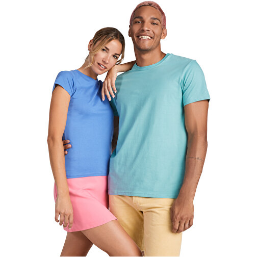 Capri T-Shirt Für Damen , flieder, Single jersey Strick 100% Baumwolle, 170 g/m2, L, , Bild 5