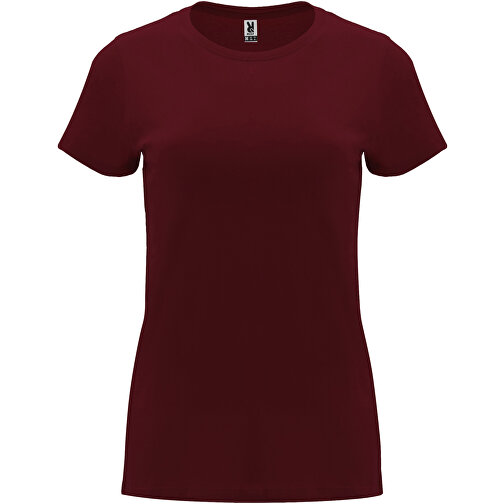 Capri T-Shirt Für Damen , garnet, Single jersey Strick 100% Baumwolle, 170 g/m2, L, , Bild 1
