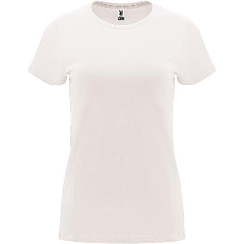 Capri T-Shirt Für Damen , vintage white, Single jersey Strick 100% Baumwolle, 170 g/m2, XL, , Bild 1