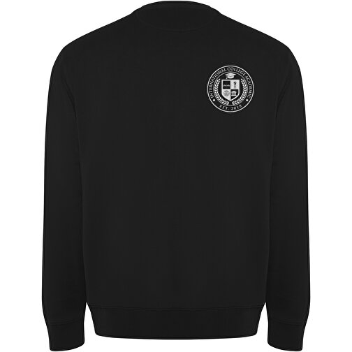 Batian Sweatshirt Mit Rundhalsausschnitt Unisex , schwarz, Strick 60% Bio Baumwolle, 40% Recyceltes Polyester, 300 g/m2, 2XL, , Bild 2