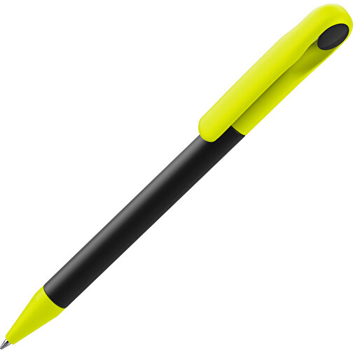 Prodir DS1 TMM Twist Kugelschreiber , Prodir, schwarz / hellgrün, Kunststoff, 14,10cm x 1,40cm (Länge x Breite), Bild 1