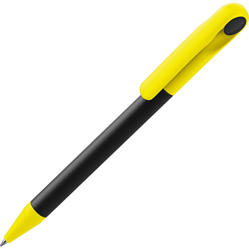 Prodir DS1 TMM Twist Kugelschreiber , Prodir, schwarz / gelb, Kunststoff, 14,10cm x 1,40cm (Länge x Breite), Bild 1