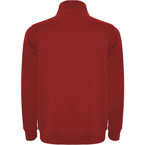 Aneto Pullover Mit Viertelreißverschluss , rot, Strick 50% Baumwolle, 50% Polyester, 280 g/m2, L, , Bild 2