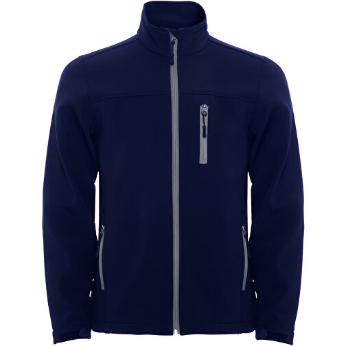 Antartida Softshelljacke Für Herren , navy blue, Woven 92% Polyester, 8% Elastan, 300 g/m2, Bonding, Microfleece 100% Polyester, S, , Bild 1