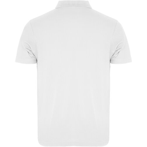 Austral Poloshirt Unisex , weiß, Piqué Strick 100% Baumwolle, 180 g/m2, 3XL, , Bild 2