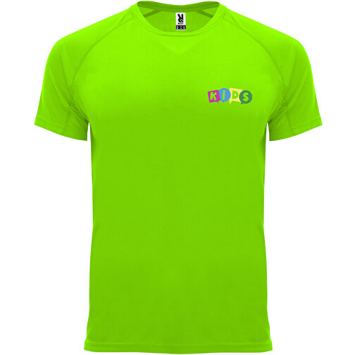 Bahrain Sport T-Shirt Für Kinder , fluor green, Interlock Strick 100% Polyester, 135 g/m2, 12, , Bild 2