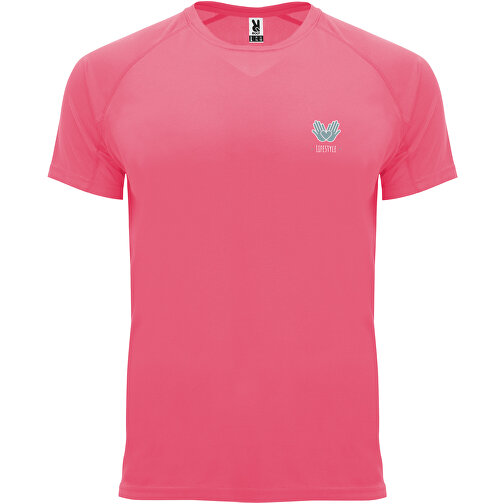 Bahrain Sport T-Shirt Für Kinder , fluor lady pink, Interlock Strick 100% Polyester, 135 g/m2, 12, , Bild 2