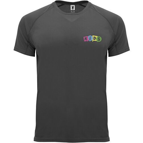 Bahrain Sport T-Shirt Für Kinder , dark lead, Interlock Strick 100% Polyester, 135 g/m2, 12, , Bild 2
