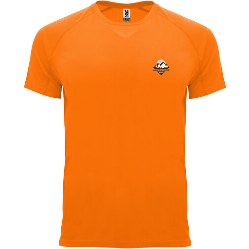 Bahrain Sport T-Shirt Für Kinder , fluor orange, Interlock Strick 100% Polyester, 135 g/m2, 12, , Bild 2