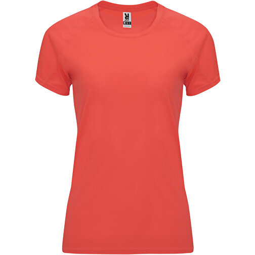 Bahrain Sport T-Shirt Für Damen , fluor coral, Interlock Strick 100% Polyester, 135 g/m2, XL, , Bild 1