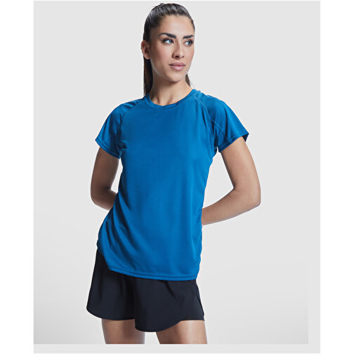 Bahrain Sport T-Shirt Für Damen , fluor coral, Interlock Strick 100% Polyester, 135 g/m2, XL, , Bild 3