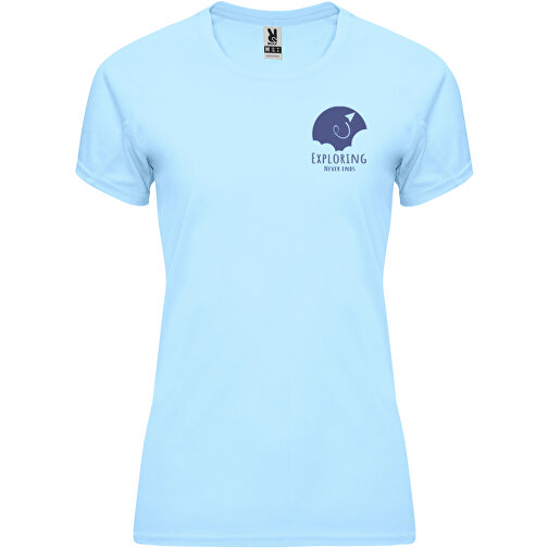 Bahrain Sport T-Shirt Für Damen , himmelblau, Interlock Strick 100% Polyester, 135 g/m2, XL, , Bild 2