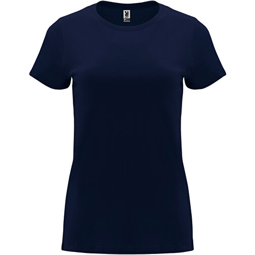 Capri T-Shirt Für Damen , navy blue, Single jersey Strick 100% Baumwolle, 170 g/m2, 3XL, , Bild 1