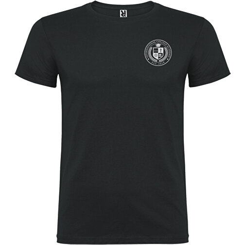 Beagle T-Shirt Für Herren , dark lead, Single jersey Strick 100% Baumwolle, 155 g/m2, 2XL, , Bild 2