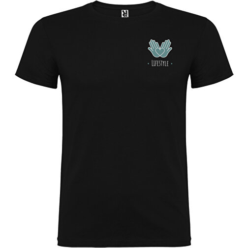 Beagle T-Shirt Für Herren , schwarz, Single jersey Strick 100% Baumwolle, 155 g/m2, L, , Bild 2