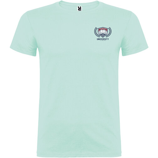 Beagle T-Shirt Für Herren , mintgrün, Single jersey Strick 100% Baumwolle, 155 g/m2, XS, , Bild 2