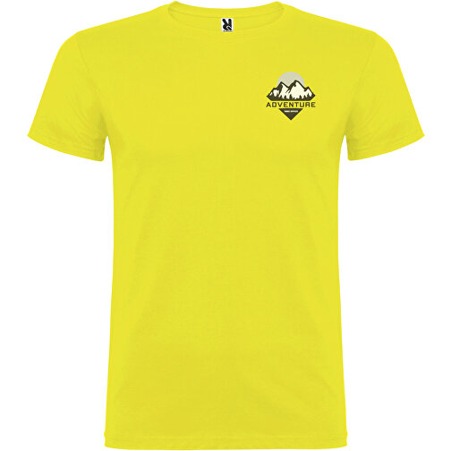 Beagle T-Shirt Für Herren , gelb, Single jersey Strick 100% Baumwolle, 155 g/m2, 2XL, , Bild 2
