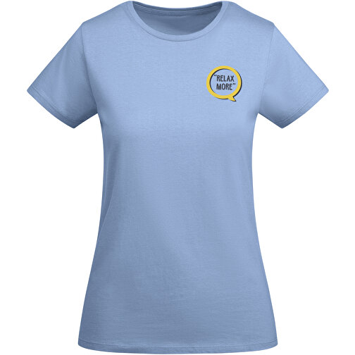 Breda T-Shirt Für Damen , himmelblau, Single jersey Strick 100% Bio Baumwolle, 175 g/m2, XL, , Bild 2