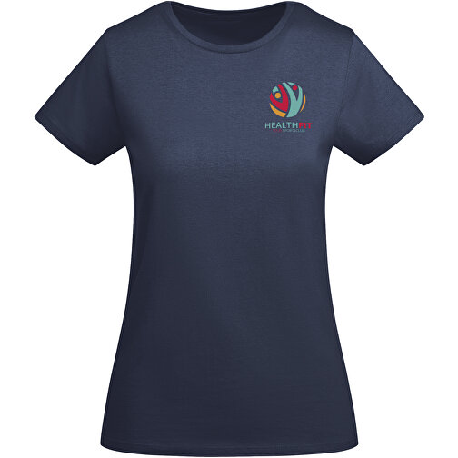 Breda T-Shirt Für Damen , navy blue, Single jersey Strick 100% Bio Baumwolle, 175 g/m2, XL, , Bild 2