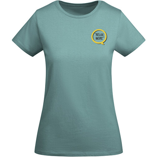 Breda T-Shirt Für Damen , dusty blue, Single jersey Strick 100% Bio Baumwolle, 175 g/m2, S, , Bild 2