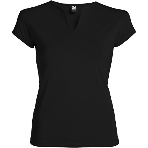 Belice T-Shirt Für Damen , schwarz, Single jersey Strick 94% Baumwolle, 6% Elastan, 200 g/m2, M, , Bild 1