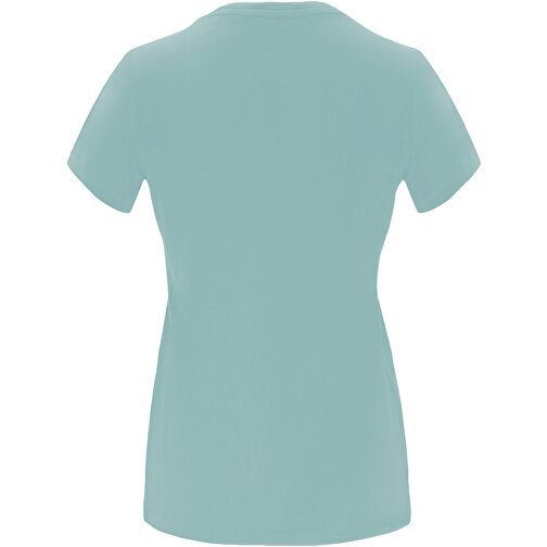 Capri T-Shirt Für Damen , Washed Blue, Single jersey Strick 100% Baumwolle, 170 g/m2, 3XL, , Bild 3