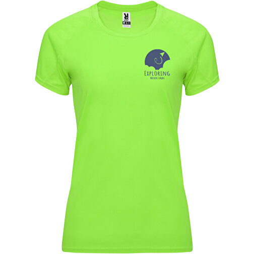 Bahrain Sport T-Shirt Für Damen , fluor green, Interlock Strick 100% Polyester, 135 g/m2, L, , Bild 2