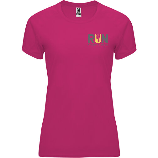 Bahrain Sport T-Shirt Für Damen , rossette, Interlock Strick 100% Polyester, 135 g/m2, 2XL, , Bild 2