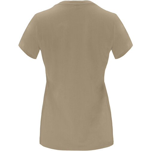 Capri T-Shirt Für Damen , sand meliert, Single jersey Strick 100% Baumwolle, 170 g/m2, S, , Bild 3