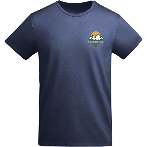 Breda T-Shirt Für Herren , navy blue, Single jersey Strick 100% Bio Baumwolle, 175 g/m2, L, , Bild 2